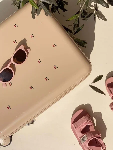 Konges Sløjd Kofer TRAVEL SUITCASE bež