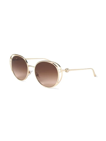 Saulės akiniai Jimmy Choo Eyewear auksinė
