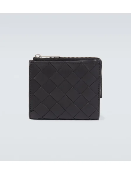 Portofel Bottega Veneta din piele negru