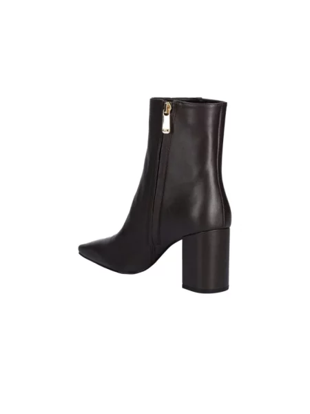 Buty do kostki Michael Kors skórzane brązowe
