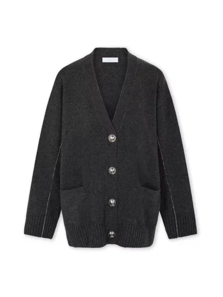 Sweter Rabanne z kaszmiru szary