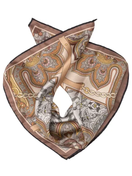 Fular Elizabetta de mătase cu imagine cu model paisley