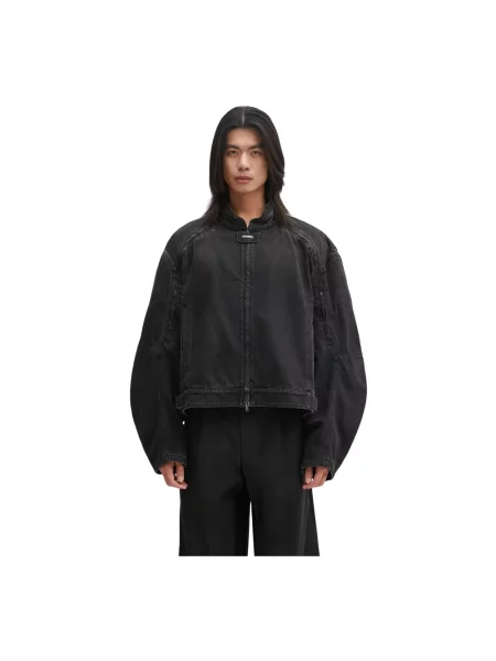 VETEMENTS kurtka jeansowa Racing Denim przejściowa oversize czarny