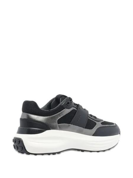 Sneakerși Tod's cu șireturi din piele gri
