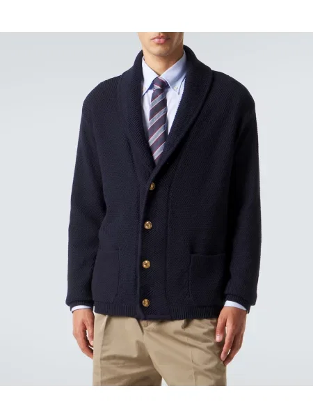 Cardigan Valentino de lână albastru
