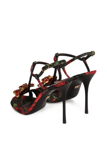 Sandale Dolce & Gabbana cu imagine negru