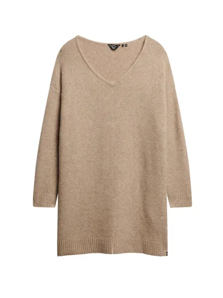 Superdry Rochie tricotat deschis bej