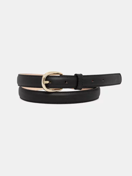 A.P.C. de piele CEINTURE ROSETTE negru