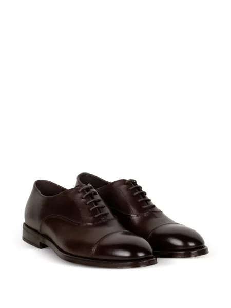 Lapos talpú twill oxford cipő Henderson Baracco barna