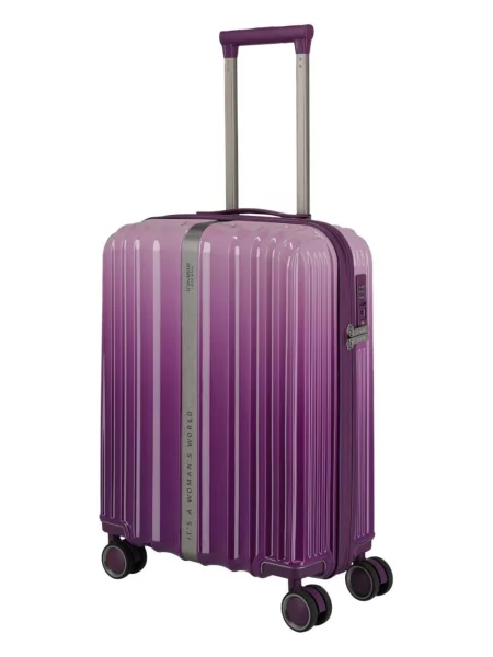 TRAVELITE Kovček vijolično modra