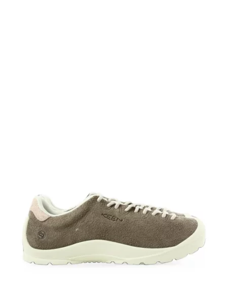 Sneakerși Keen Footwear cu șireturi din piele de căprioară maro