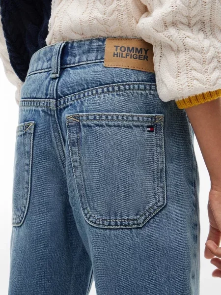 Tommy Hilfiger дънки straight за деца STRAIGHT синьо