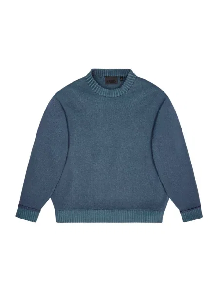 Ocieplany sweter Rains niebieski