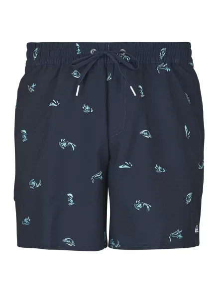 Rastezanje gaćice Quiksilver s printom plava