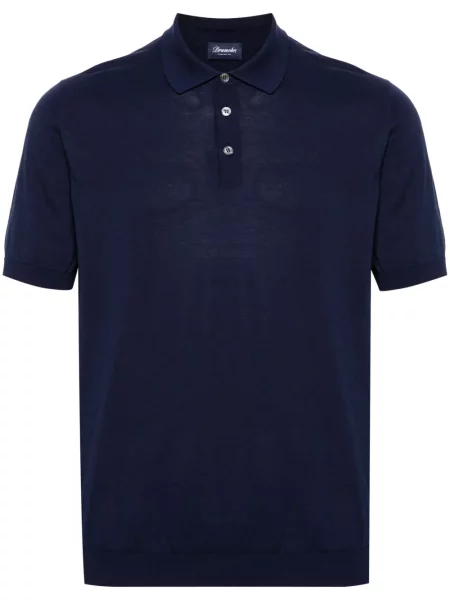 Polo Drumohr tricotate albastru