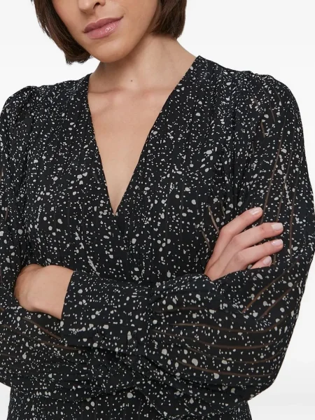 Rochie Sisley cu imagine de costum negru