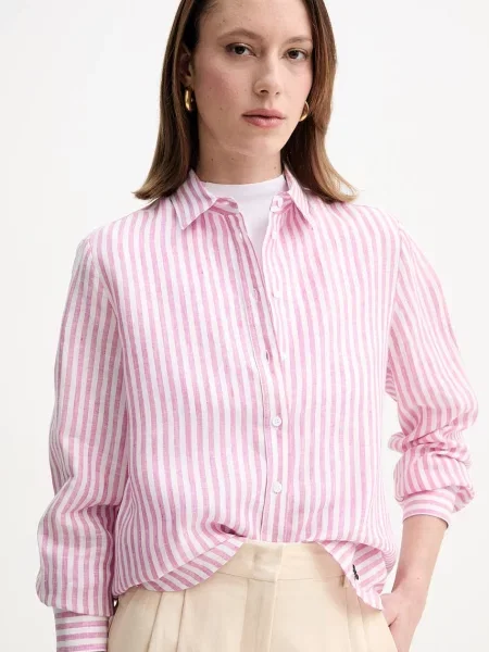Weekend Max Mara len ing rózsaszín