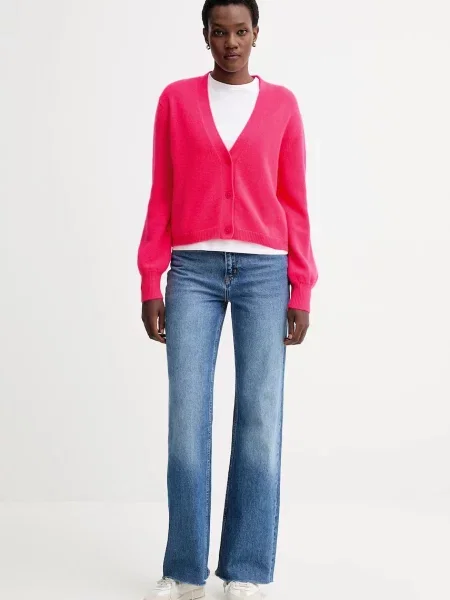 Кашеміровий кардиган FROM FUTURE легкий рожевий