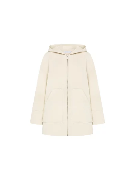 Шерстяное пальто Estro белое