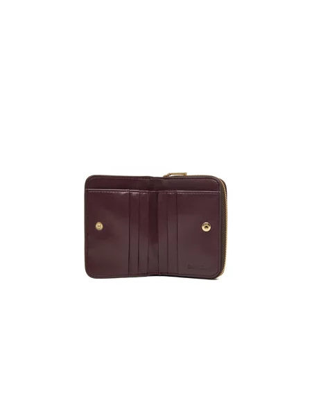 Peňaženka Calvin Klein Ck Croc Medium Flap Zip Around hnedá