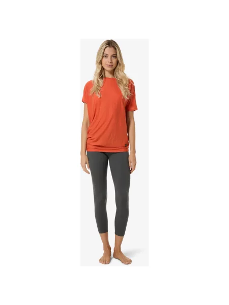 Koszulka SUPER.NATURAL W YOGA LOOSE TEE czerwona