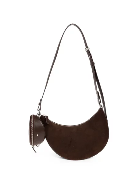 Geantă Kate Spade din piele de căprioară maro