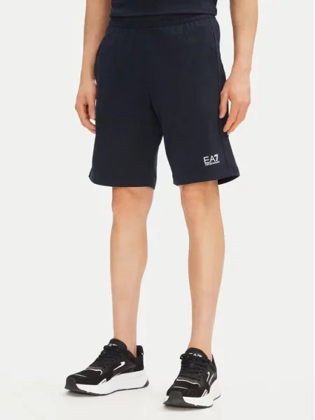 Športne hlače Ea7 Emporio Armani modra