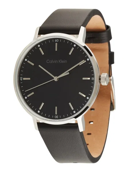 Calvin Klein Ceas analogic / argintiu negru