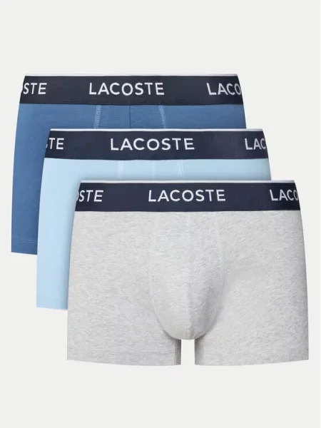 LACOSTE Boxerky modrá / nebeská modř / melír šedý