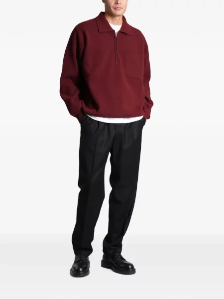 Tricou polo Roberto Collina roșu