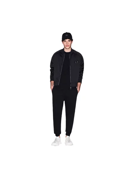 ARMANI EXCHANGE Tricou auriu negru