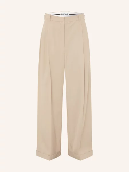 Loewe Spodnie Marlena beige beżowe