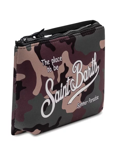 Geantă Mc2 Saint Barth cu model camuflaj verde