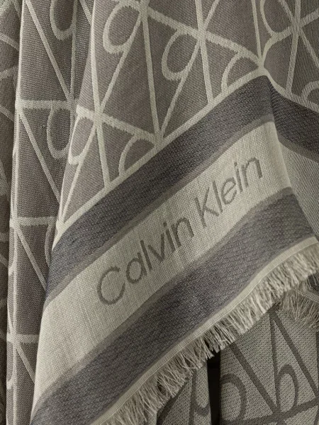 Calvin Klein chusta z modalu szara