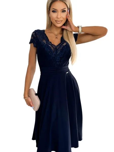 Костюм рокля Numoco от шифон черно