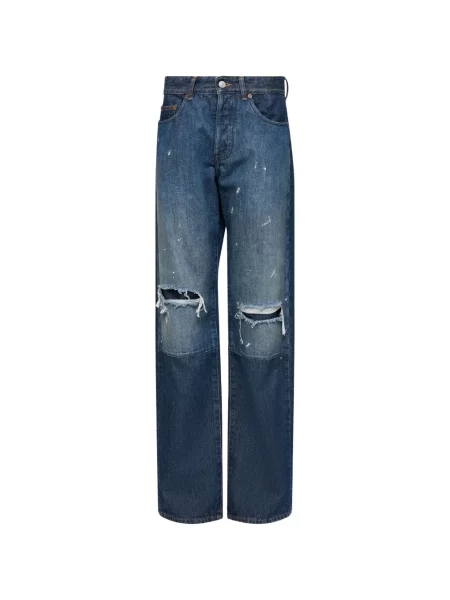 Blugi Mm6 Maison Margiela albastru