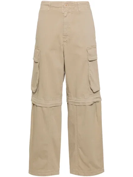 Spodnie cargo Semicouture w jodełkę