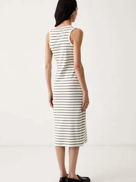 Calvin Klein Jeans sukienka bodycon z beżowa