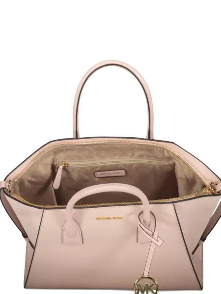 Geanta de piele Michael Kors din piele roz