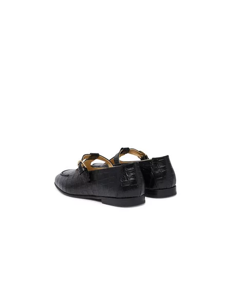 Poltopánky Furla Heritage Mary-Jane PT čierna