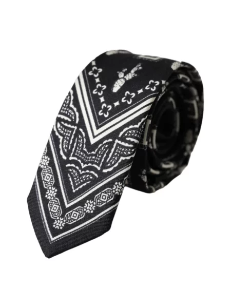 Krawat Dolce And Gabbana czarny
