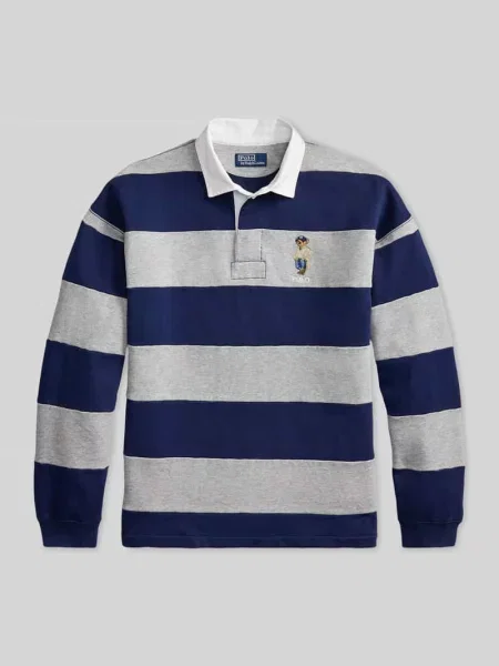 Koszulka polo o kroju regular fit z mieszanki bawełny Polo Ralph Lauren granatowa