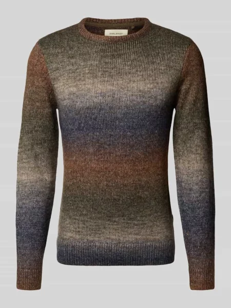 Sweter z dzianiny z okrągłym dekoltem model ‘DANNIE’ Blend