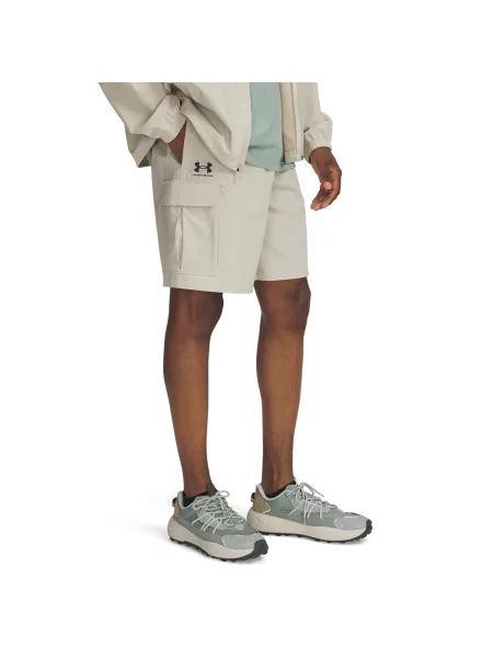 Kratak kratke hlače kargo Under Armour crna