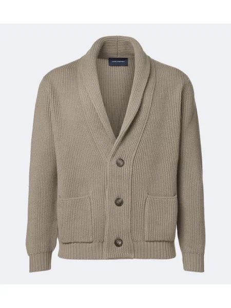Cardigan Thom Sweeney de lână gri