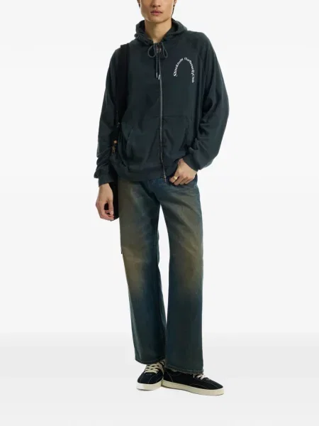 Hoodie Stockholm Surfboard Club με σχέδιο μπλε