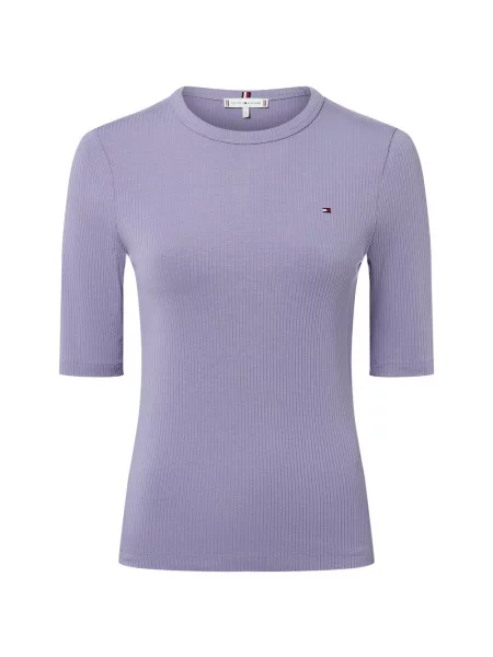 Tommy Hilfiger Koszulka Kobiety lila jednolity S