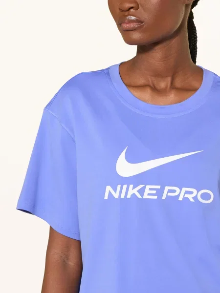 Nike Tričko Pro modrá bílá