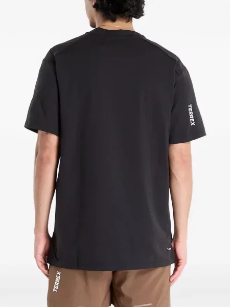 Pöttyös fűzős csipkés póló Adidas kék