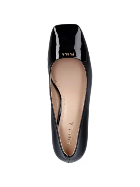 Pantofi cu toc Furla negru